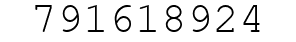 Number 791618924.