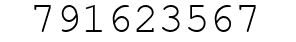 Number 791623567.