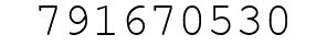 Number 791670530.