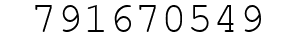 Number 791670549.