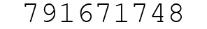 Number 791671748.