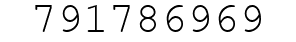 Number 791786969.