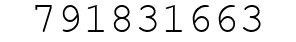 Number 791831663.