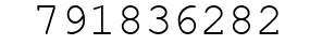 Number 791836282.