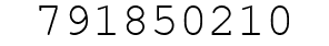 Number 791850210.