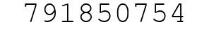 Number 791850754.