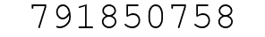 Number 791850758.