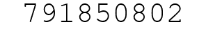 Number 791850802.