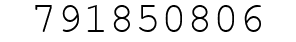 Number 791850806.