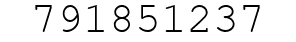 Number 791851237.