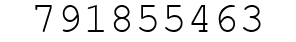 Number 791855463.