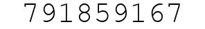 Number 791859167.