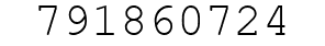 Number 791860724.