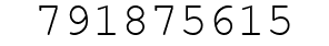 Number 791875615.