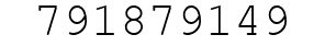 Number 791879149.