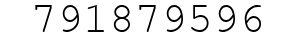 Number 791879596.