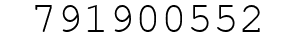 Number 791900552.