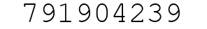 Number 791904239.