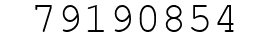 Number 79190854.