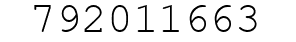Number 792011663.