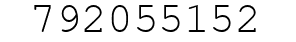 Number 792055152.