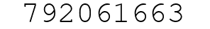 Number 792061663.