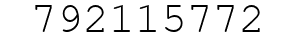 Number 792115772.