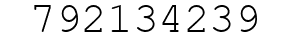 Number 792134239.