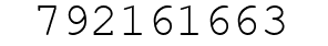 Number 792161663.