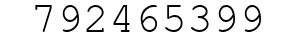 Number 792465399.