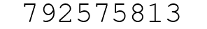 Number 792575813.