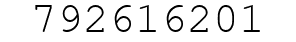 Number 792616201.