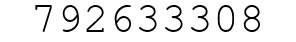 Number 792633308.