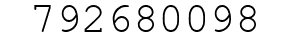 Number 792680098.