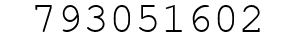 Number 793051602.