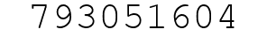 Number 793051604.