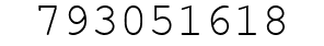Number 793051618.