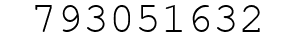 Number 793051632.