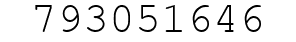 Number 793051646.