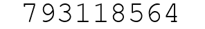 Number 793118564.