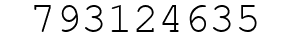 Number 793124635.