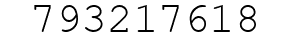 Number 793217618.