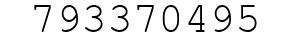 Number 793370495.