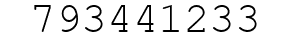 Number 793441233.