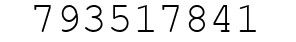 Number 793517841.