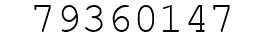 Number 79360147.