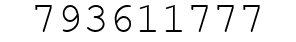 Number 793611777.