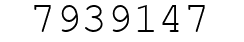 Number 7939147.