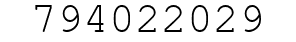 Number 794022029.