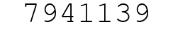 Number 7941139.